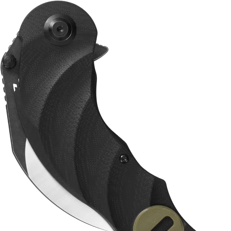 Sitivien ST160 Taschenklappmesser mit K110-Stahlklinge und G10-Griff in Grün oder Schwarz für Outdoor, Camping und EDC - Bild 4