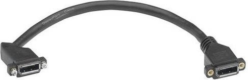 Hager Displayport-Einbaumodul in Schwarz - Bild 1