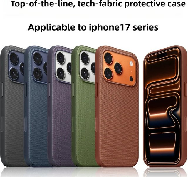 Apple iPhone 17 Pro Max und 17 Pro gewebte Hülle in Braun mit MagSafe Technologie - Bild 1