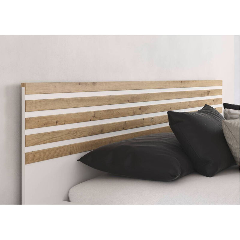 RAUCH BLUE Lamella Bettanlage Nati hängend in Alpinweiß mit Dekor-Druck, B x H: 180 x 200 cm - Bild 6