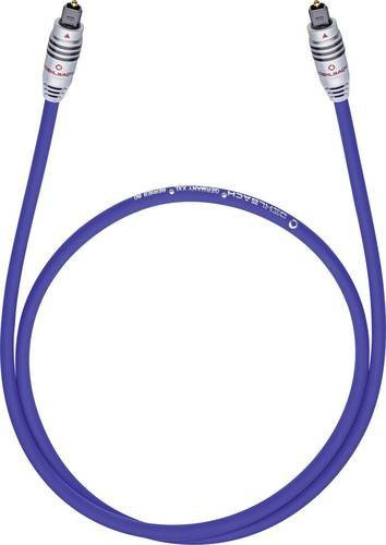 Oehlbach Toslink Audio Anschlusskabel XXL Series 80 Blau, 0,50 m - Bild 1