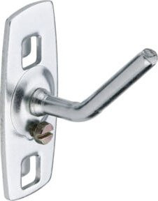 Kraftwerk Schräghaken für Einsätze 15 x 40 mm in Silber - Bild 1