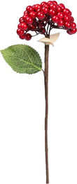 viva domo Deko-Beeren zum Stecken aus Metall in Rot und Grün für die Herbstdekoration - Bild 1