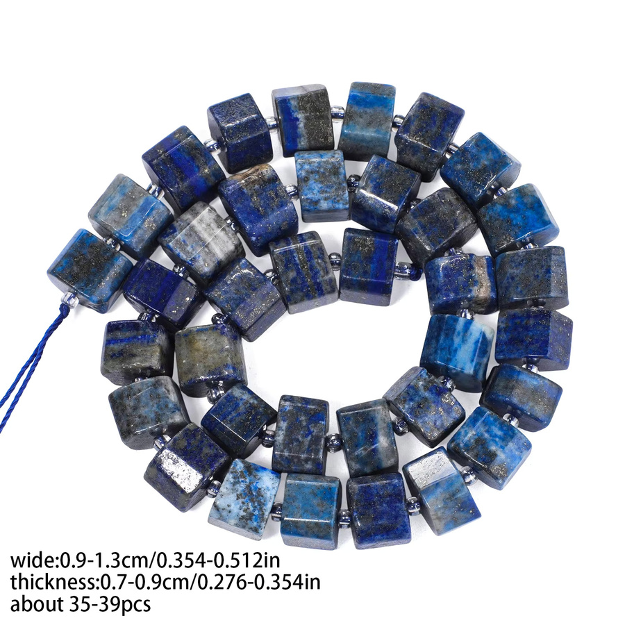 xilitata Natursteinperlen Lapis Lazuli, Rondell, Unisex - Bild 6