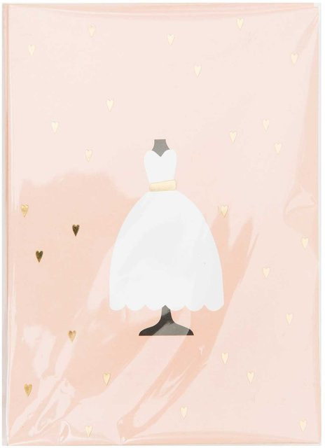Rico Design Paper Poetry Karten Brautkleid in Puder und Weiß, 10 Stück - Bild 1
