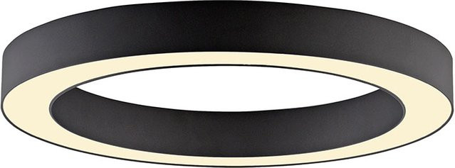 Paul Neuhaus Pure Lines Round LED-Deckenleuchte in Grau und Schwarz, dimmbar mit Fernbedienung, Durchmesser: 35,0 cm - Bild 1