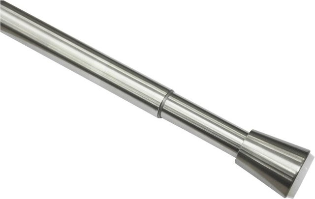 Boviva Spannstange aus Metall in Edelstahloptik, ausziehbar von 64 bis 100 cm, Durchmesser: 2,6 cm - Bild 1