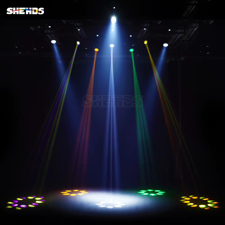 SHEHDS Moving Head 230W 7R Super Beam LED Bühnenlichteffekt DMX 512 Schwarz - Bild 5