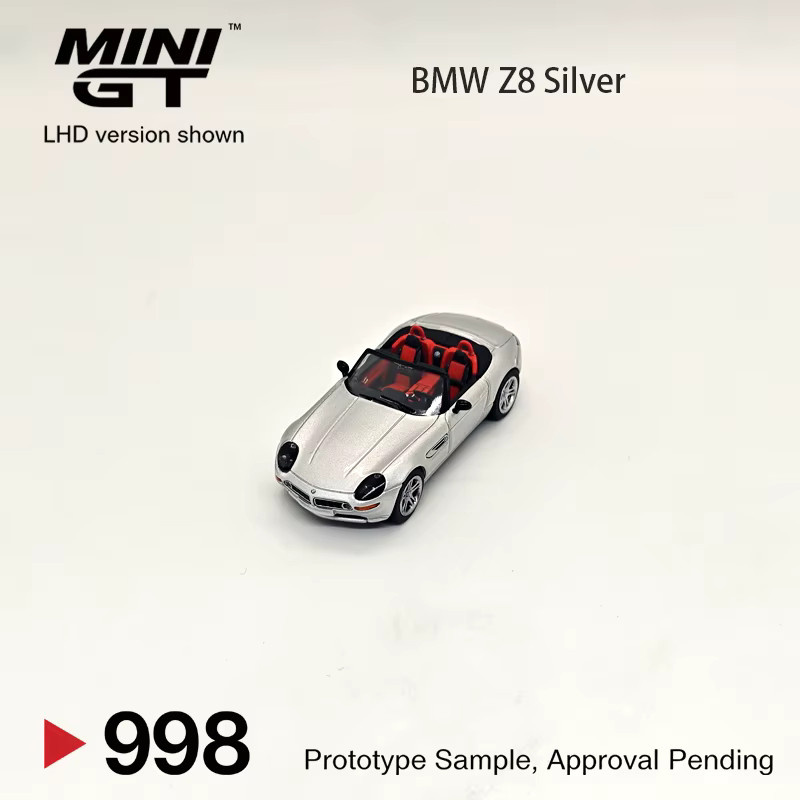 MINIGT BMW Z8, Automodell, 1:64, Silber, Metall - Bild 2