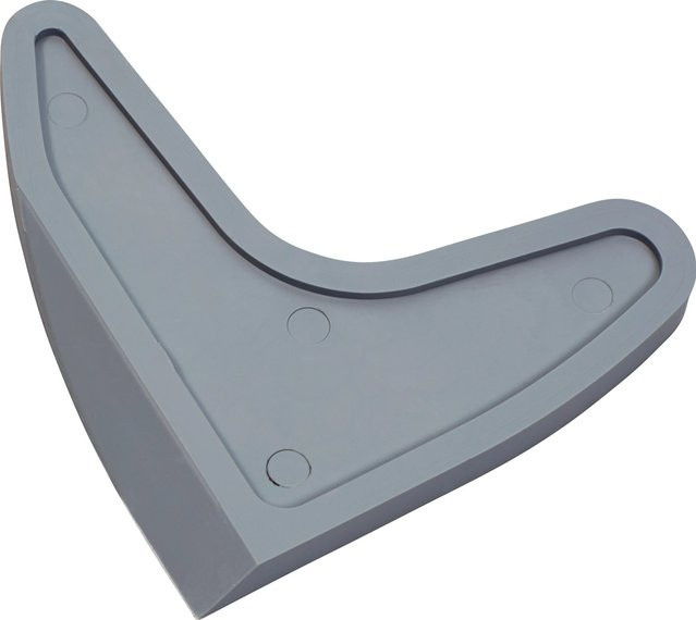LUX-TOOLS Fugenglätter Classic Grau aus Kunststoff, B: 10,0 cm, H: 9,0 cm, T: 9,0 cm - Bild 1