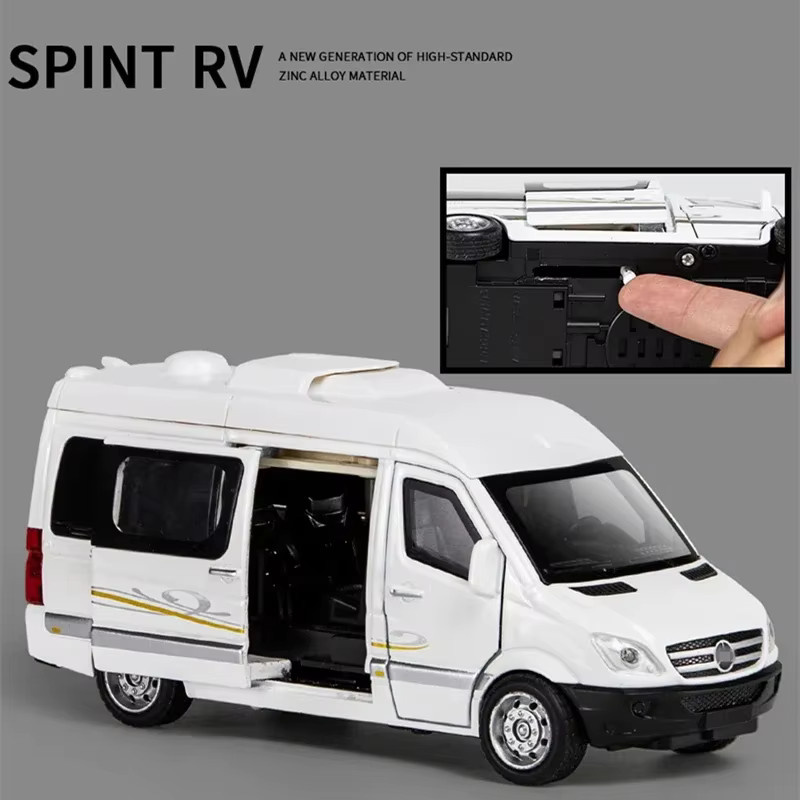 Maisto Sprinter MPV, Auto Modell, 1:32, Metall, Sound und Licht - Bild 2