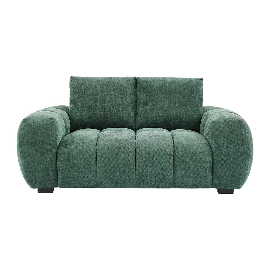 Berenia Sofa in Grün ohne Schlafmöglichkeit mit Textilstoff - Bild 2