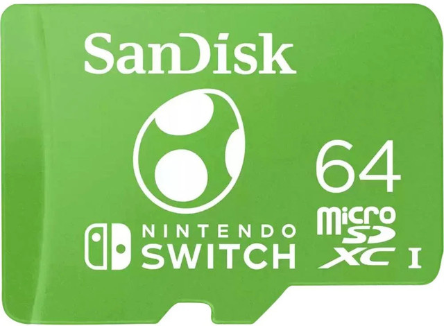 Nintendo microSDXC Extreme Yoshi Edition Speicherkarte, 64 GB, Grün, UHS-I - Bild 1
