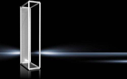 Rittal VX 9680.408 Schaltschrank aus Stahlblech in Lichtgrau, B: 40 cm, T: 80 cm, H: 200 cm - Bild 1