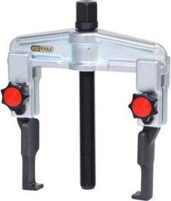 KS Tools Schnellspann-Universal-Abzieher 2-armig mit extrem schlanken Haken, Farbe: Silber, Material: Stahl, Spannbereich: 20-90 mm - Bild 1