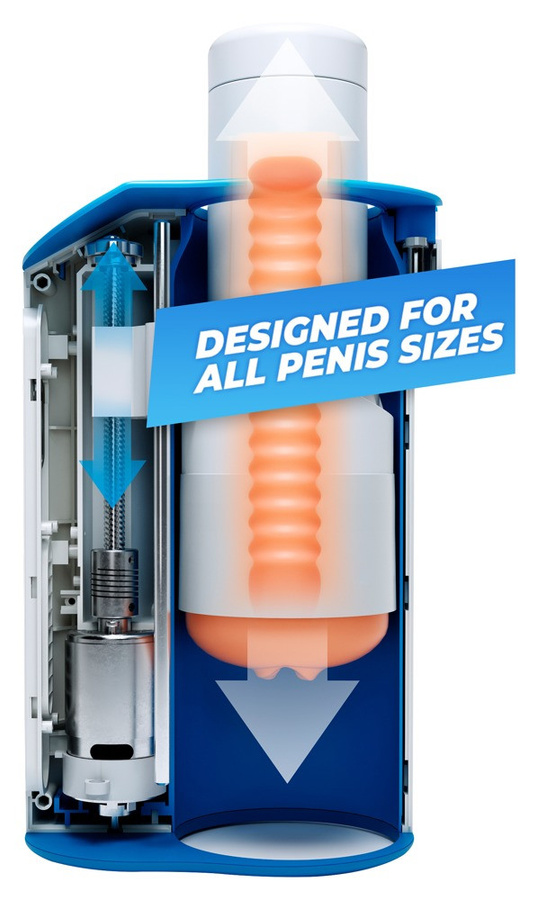 Autoblow Masturbator A.I. Ultra in Weiß mit 9 Blowjob-Modi und 1 AI-Modus B/T/H: 31,0 x 20,5 x 13,5 cm - Bild 2