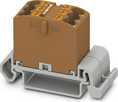 Phoenix Contact Verteilerblock 3273142 Zugfeder Braun 10 Stück Breite: 15,6 mm - Bild 1