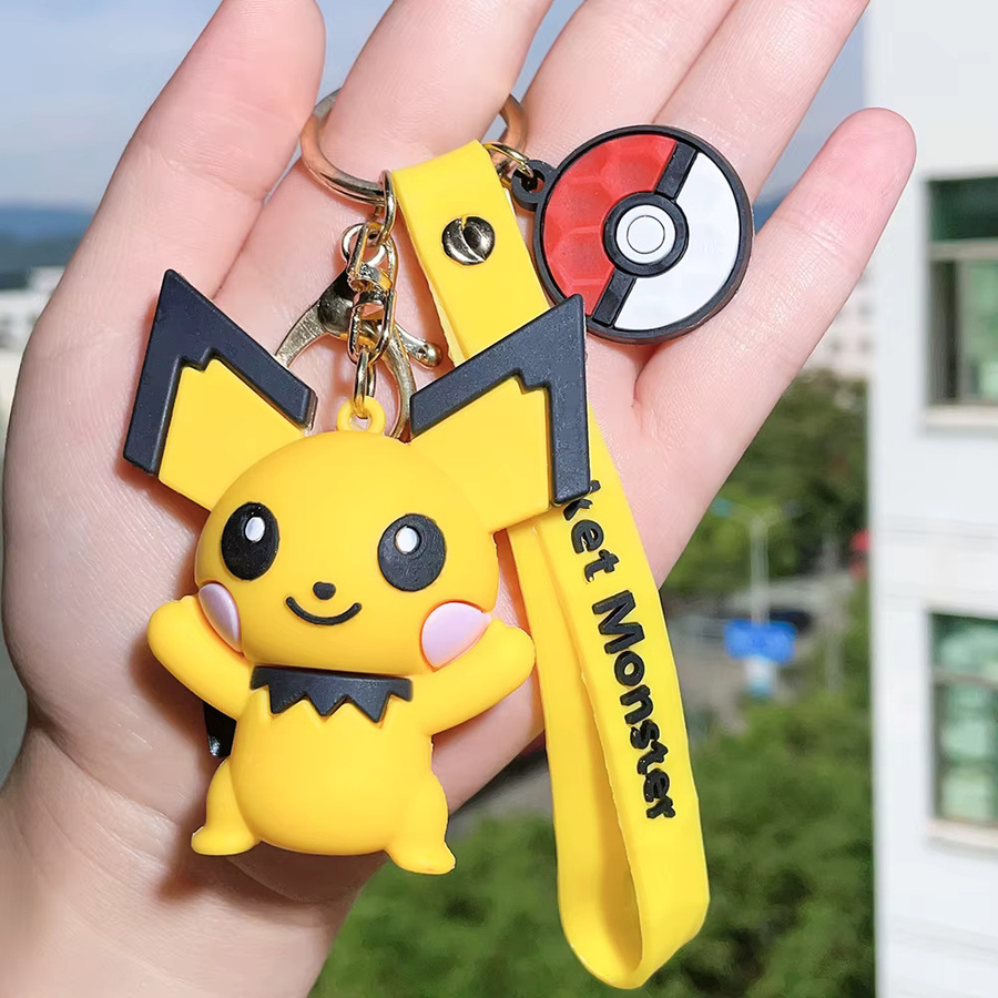 Potdemiel Schlüsselanhänger Pikachu, Kinder, Bunt - Bild 2