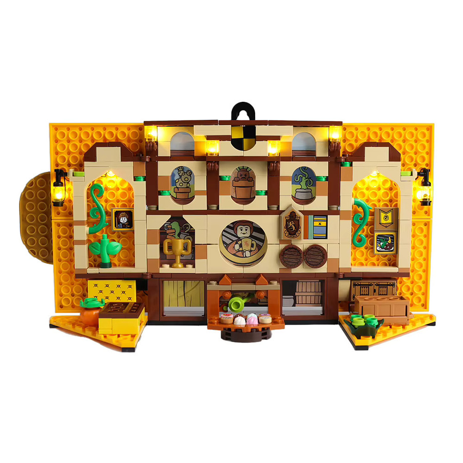 LED-Beleuchtungsset warmweiß passend für LEGO Hufflepuff House Banner 76412 (ohne Bausteine) - Bild 4