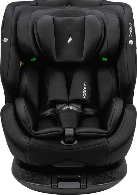 Osann Kindersitz One360 mit Isofix-Basis, rotierbar, i-Size nach UN R129, für 100 bis 150 cm Körpergröße, Schwarz - Bild 1