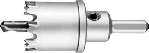 PFERD Hartmetall Lochschneider Lochsäge Ø 35 mm mit 10 mm Schaft Durchmesser und 32 mm Schnitttiefe in Silber - Bild 1