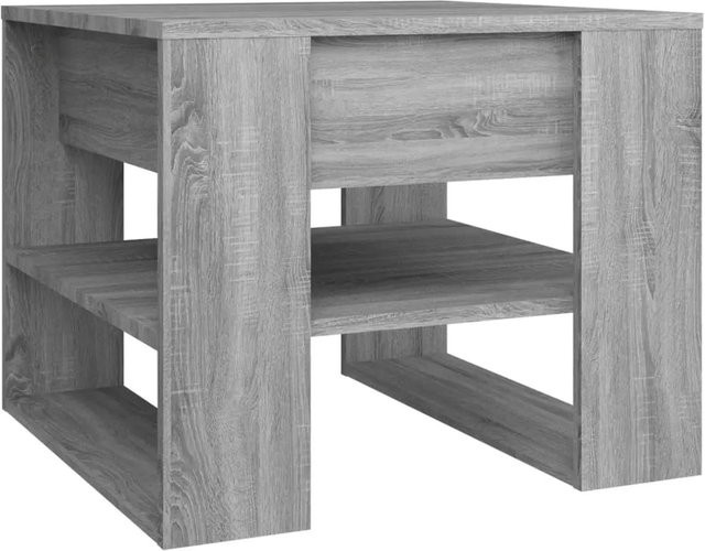 vidaXL Couchtisch in Grau Sonoma aus Holzwerkstoff, B/T/H: 55,5 x 55,5 x 45 cm - Bild 1