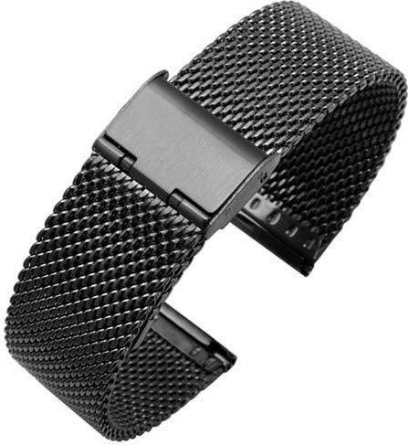 Allbestart Uhrenarmband Edelstahl, silber, Herren - Bild 1