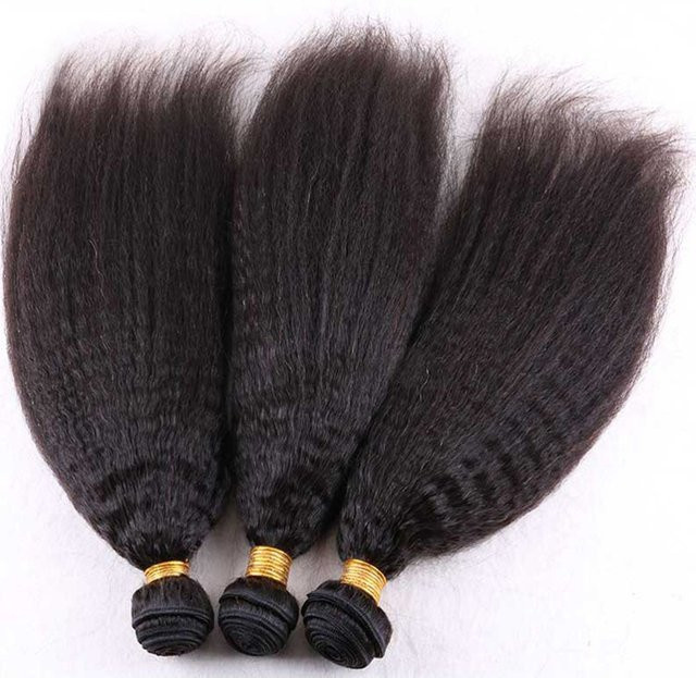 COVERQUEEN Haarbundles, Peruanisches Remy Haar, Grob Yaki, 28 Zoll - Bild 1