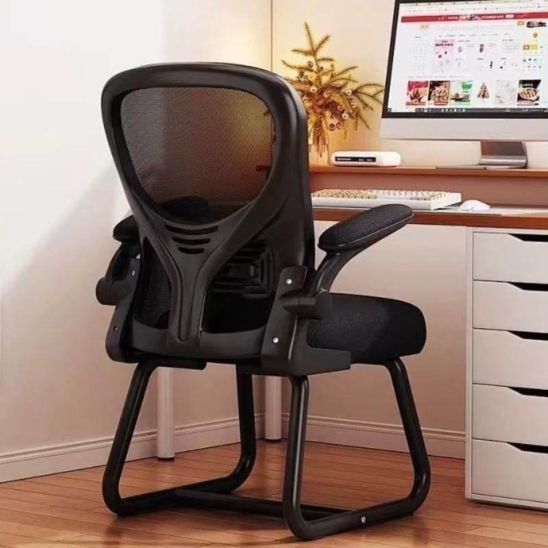 Ergonomischer Bürostuhl LIUSHADUOLA mit Kopfstütze und Armlehnen in Schwarz oder Weiß - Bild 3
