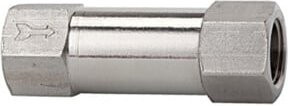 Riegler Rückschlagventil in Durchgangsform aus Edelstahl, Farbe Silber, G 1/8, 0,2 bar - Bild 1