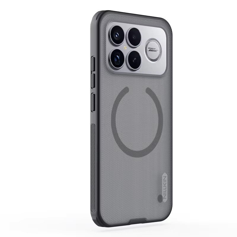 Nillkin Schutzhülle für Xiaomi Poco F8 Ultra, magnetisch, super mattiert, MagSafe kompatibel, 360° weicher Rahmenschutz, Schwarz - Bild 3