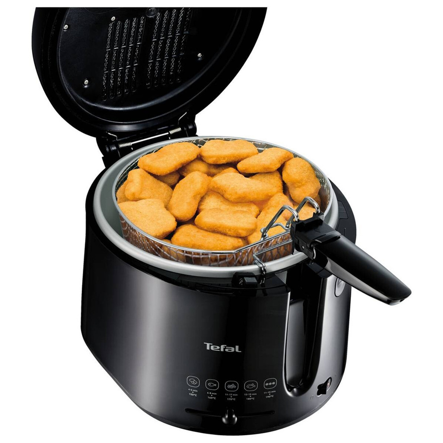 Tefal Maxi Fry Fritteuse FF1078 schwarz mit 2,1 l Volumen und 1900W Leistung - Bild 2