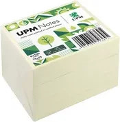 UPM Notes Haftnotizen Blank in Gelb und Weiß, 100 Blatt pro Block, B x H: 7,5 x 7,5 cm - Bild 1