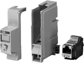 Striebel&John IP-Patchmodul RJ45 ZE310 Ethernet LAN in Grau - Bild 1