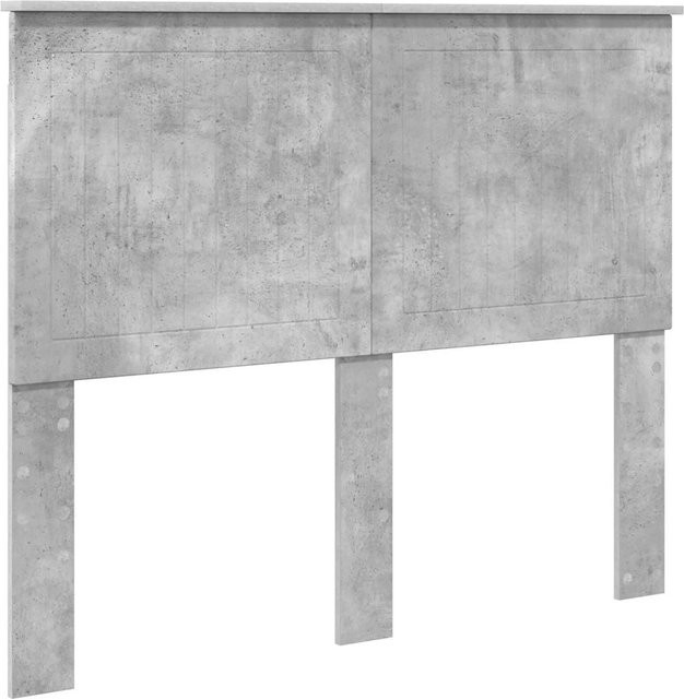 vidaXL Kopfteil aus Holzwerkstoff in Betongrau, Breite: 120 cm - Bild 1