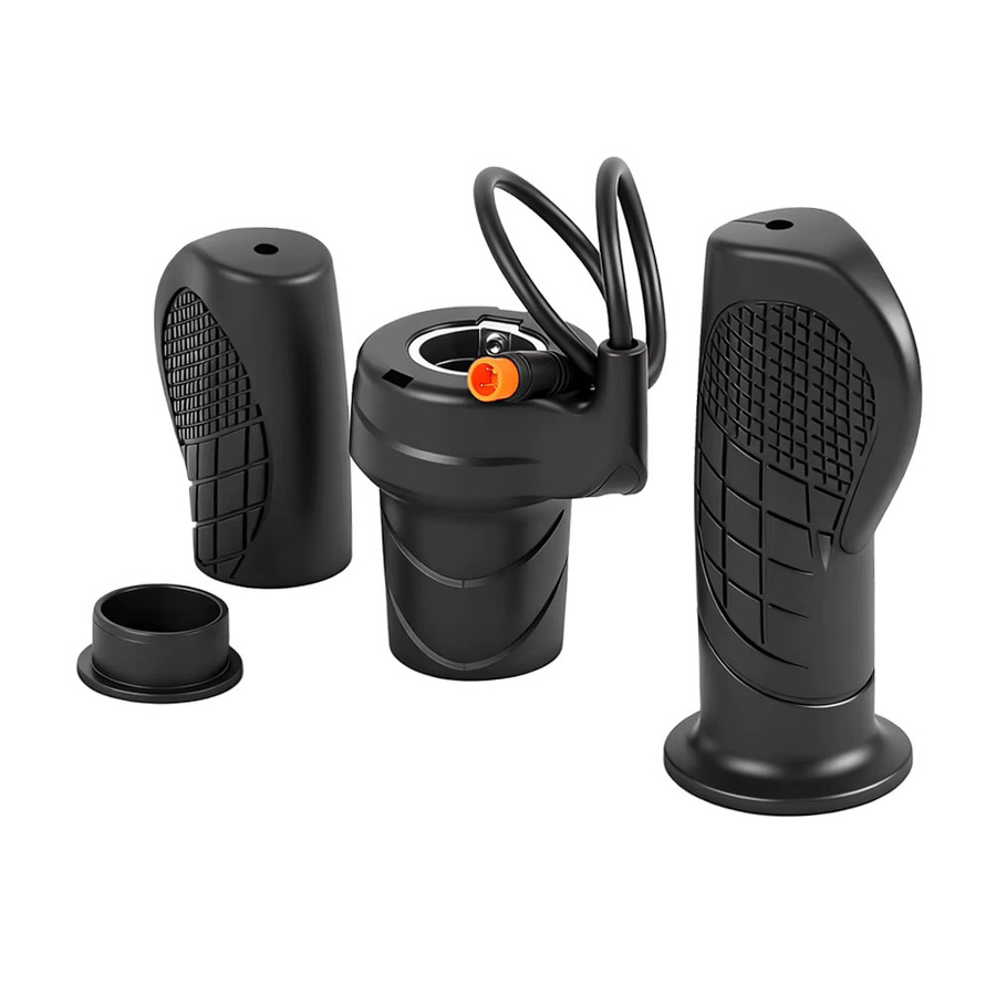 Wasserdichter Twist Throttle Halbgriff für Elektrofahrräder und Elektroroller in Schwarz - Bild 4