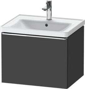 Duravit Waschtischunterschrank D-Neo, grau, wandhängend, B/T/H: 58,4 x 45,2 x 44,0 cm - Bild 1