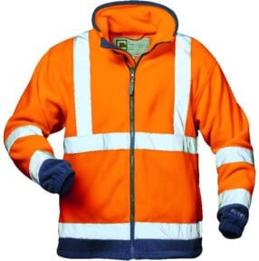Elysee Warn-Fleecejacke Valentin in Gelb/Marine, Größe M, Schutzklasse 3 - Bild 1