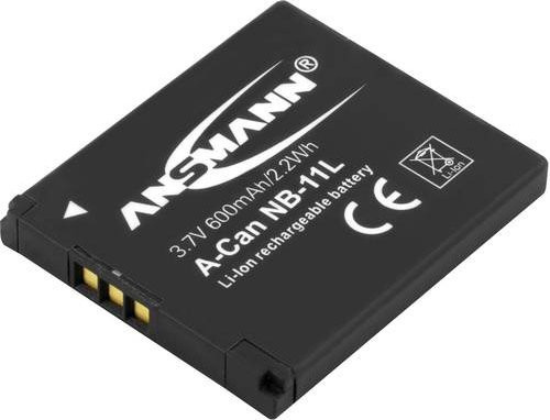 Ansmann A-Can NB 11L Kamera-Akku, Schwarz, 600 mAh, 3.7V - Bild 1