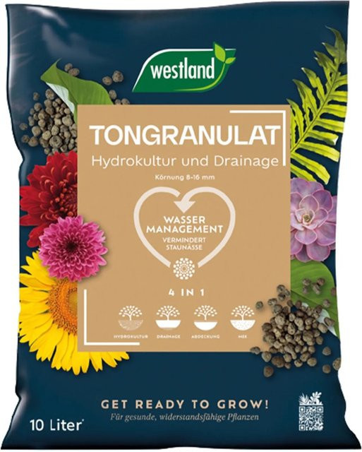 Westland Tongranulat Blähton für Hydrokulturpflanzen und Erdpflanzen - Bild 1