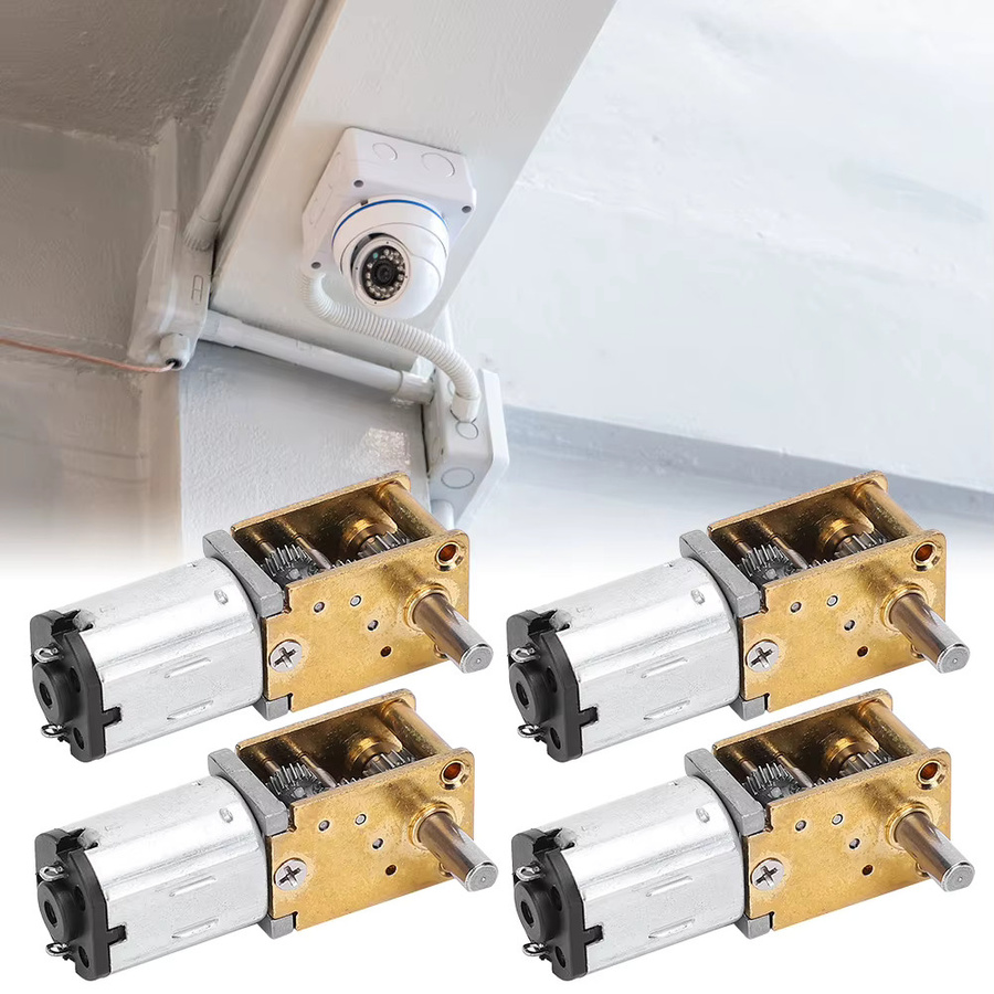Hilitand Mini Getriebemotor mit Schneckengetriebe und Bürstenmotor in Silber, Modell 1218GEN20 - Bild 2