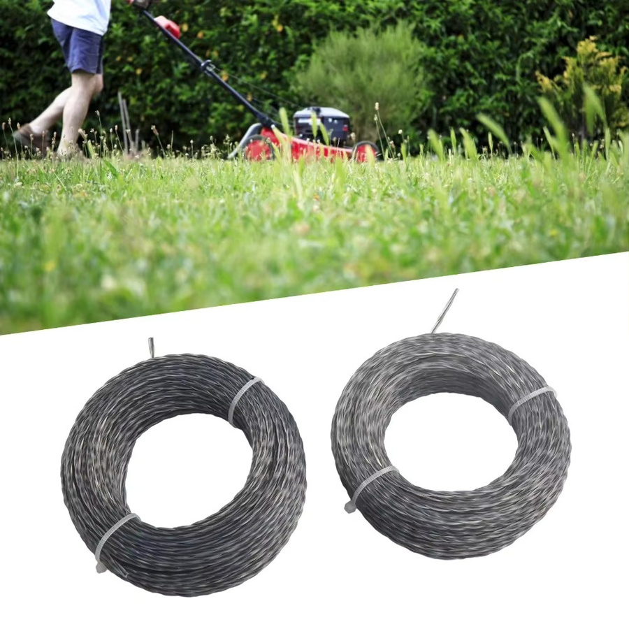 Vibratite Kernverstärkter Rasentrimmerfaden Grau, Durchmesser: 2,0–4,0 mm, Länge: 20 m Fadenspule - Bild 1