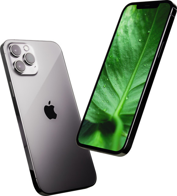 Apple iPhone 12 Pro Max Refurbished Smartphone Graphit 256GB mit 6,7 Zoll Display - Bild 1