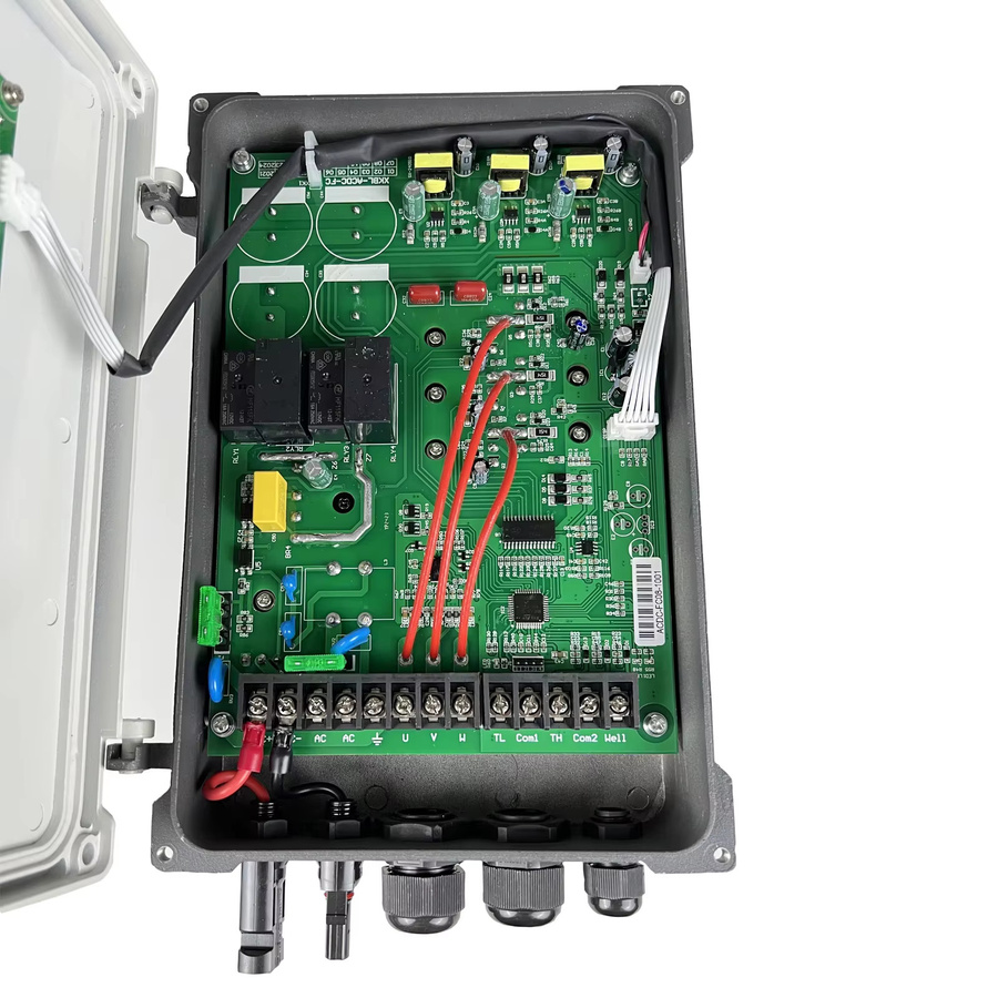HZUSUN Hybrid DC/AC Solar-Tauchpumpe 3 Zoll für Brunnen mit 80m Förderhöhe - Bild 4