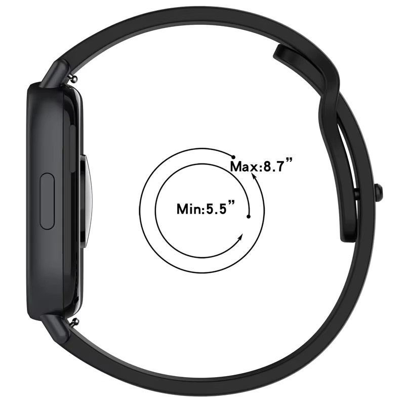 Xiaomi Silikonarmband für Redmi Watch 5 Active und Xiaomi Watch S4 S3 S2 S1 in Orange, atmungsaktives Sportarmband für Damen und Herren, 22 mm - Bild 2
