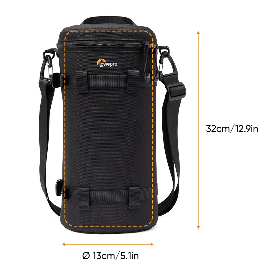 Lowepro ProTactic III Objektivtasche für DSLR und spiegellose Kameras mit 300mm Objektiven, schwarz, B/T/H: 13 x 13 x 81 cm - Bild 2