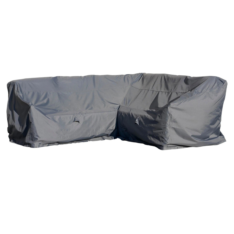 Mehr Garten Premium Dining-Lounge-Ecke in L-Form, Farbe: Grau, B/T/H: 305 x 305 x 65-100 cm - Bild 2