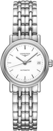 Longines Armbanduhr Automatik, Edelstahl, 25,5 mm, Weiß, Damen - Bild 1