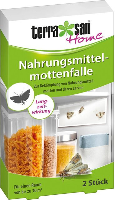 Terrasan Home Nahrungsmittelmotten-Falle Pheromonfalle, 2 Stück, Weiß - Bild 1