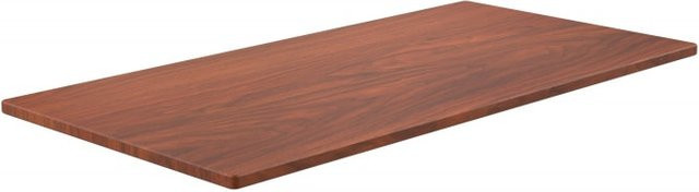 Jet-Line Tischplatte in Mahagoni und Nussbaum, B/T: 140 x 70 cm - Bild 1